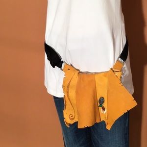 NWOT-Artisan designed/made Leather Hip Waist Bag